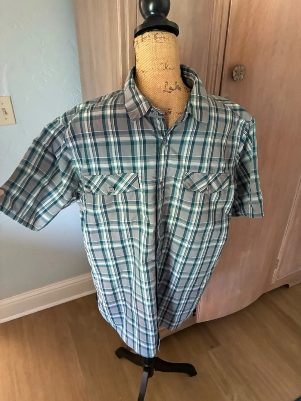 Patagonia Men’s High Moss Shirt hiking plaid large